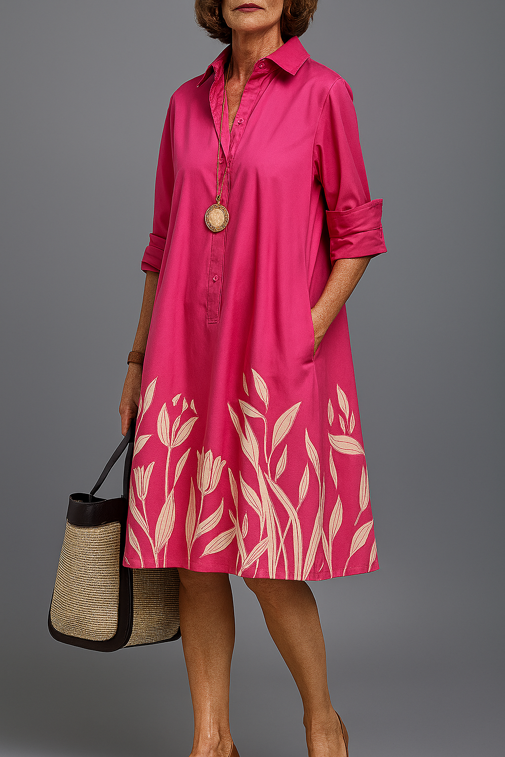 Grace | Sophisticated Midi Dress with Elegant Design