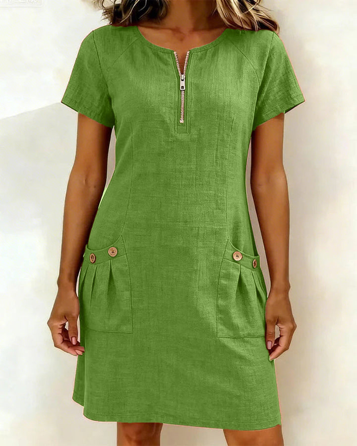 Lina Dress — Natural Elegance for Everyday