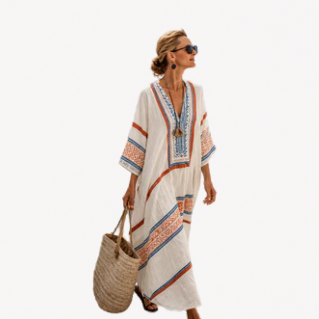 Amara™ Boho V-Neck Caftan