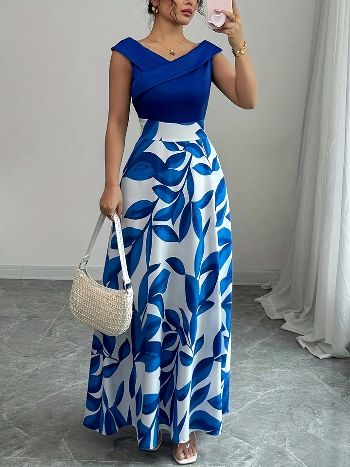 Celeste™ | Botanical A-Line Maxi Dress