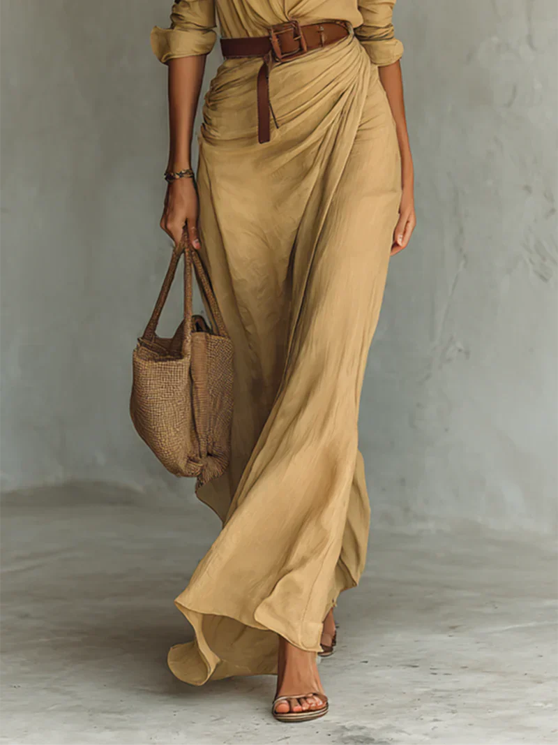 VICTORIA | Elegant Long Casual Dress