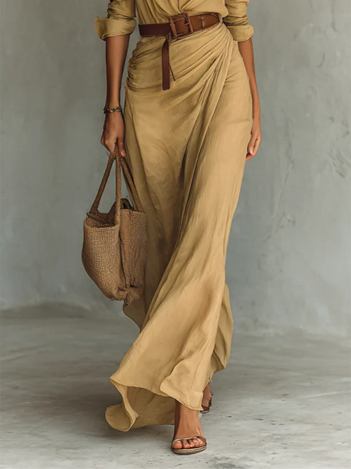 VICTORIA | Elegant Long Casual Dress