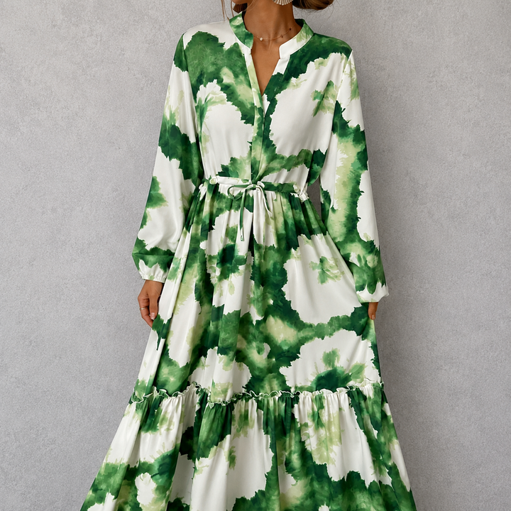 Celestine™ | Botanical Print Maxi Dress