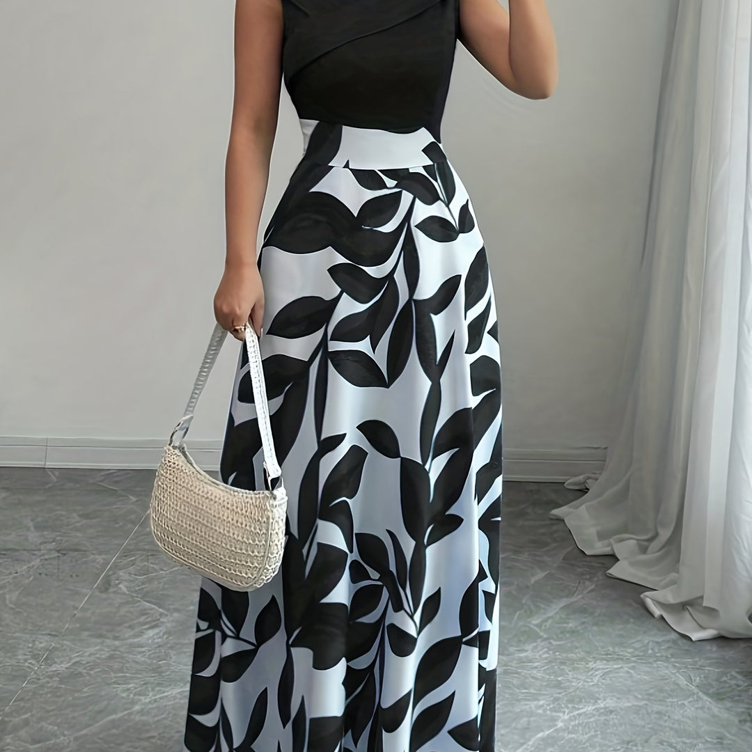 Celeste™ | Botanical A-Line Maxi Dress