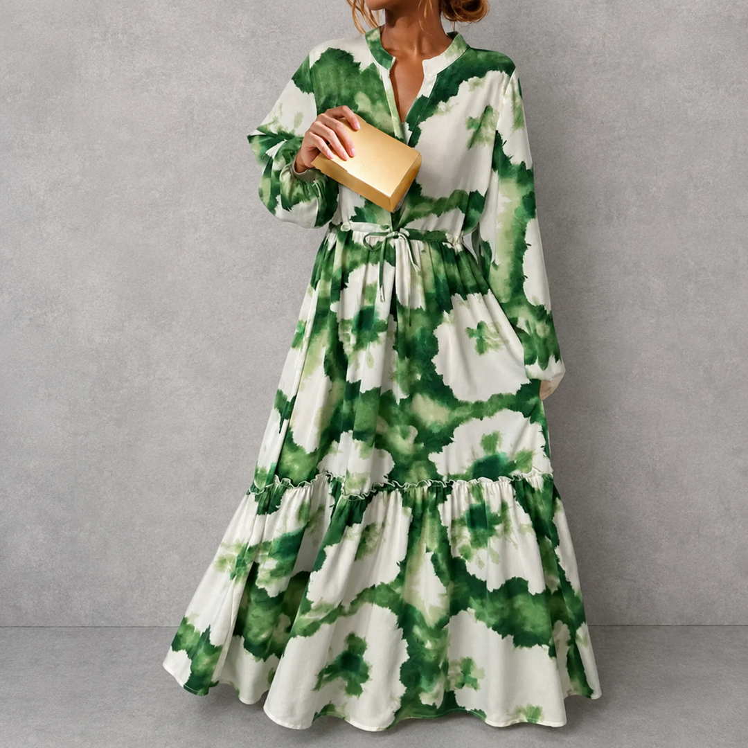 Celestine™ | Botanical Print Maxi Dress