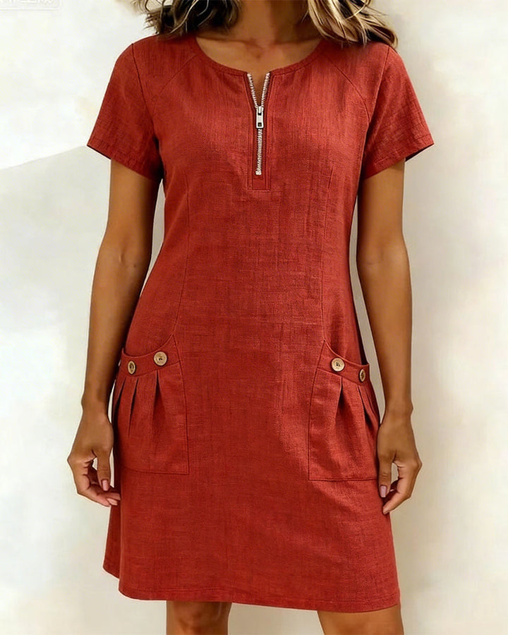Lina Dress — Natural Elegance for Everyday