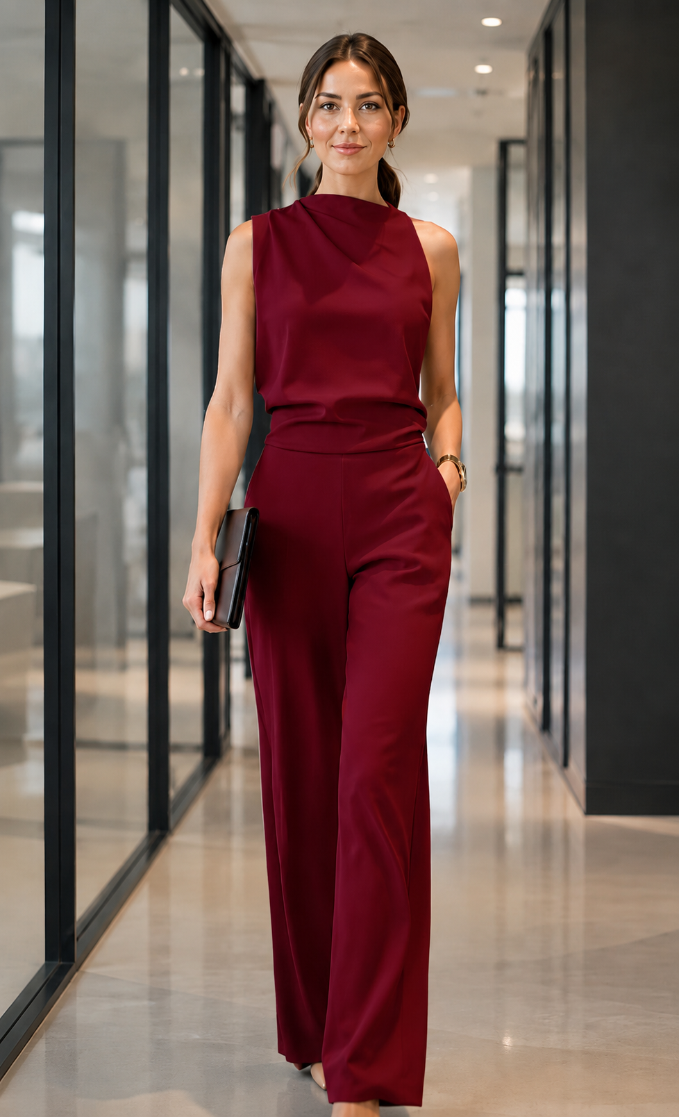 Mare™ | Sleeveless Jumpsuit with Wide Legs