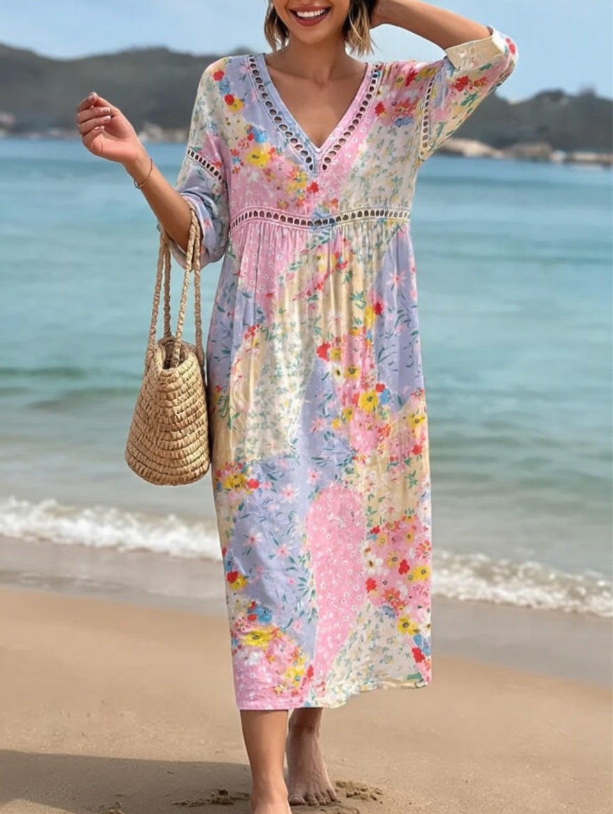 Lysiane™ — Effortless Floral Dress with Summer Elegance