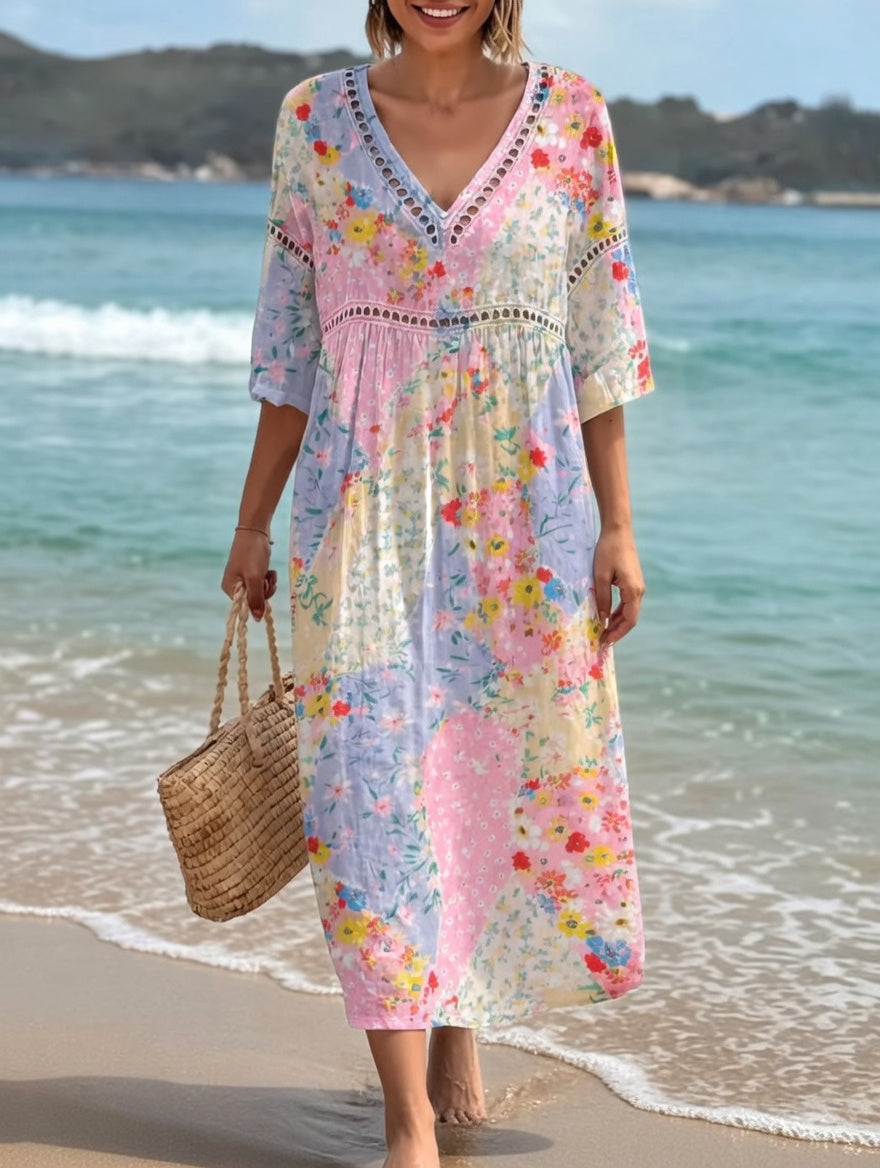 Lysiane™ — Effortless Floral Dress with Summer Elegance