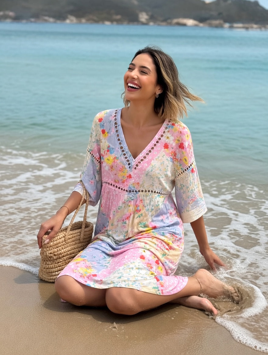 Lysiane™ — Effortless Floral Dress with Summer Elegance