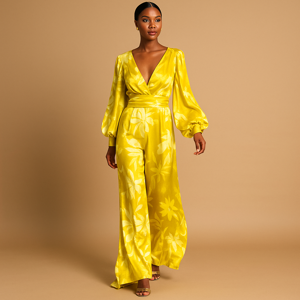 Solea™ | Floral Wrap Maxi Dress