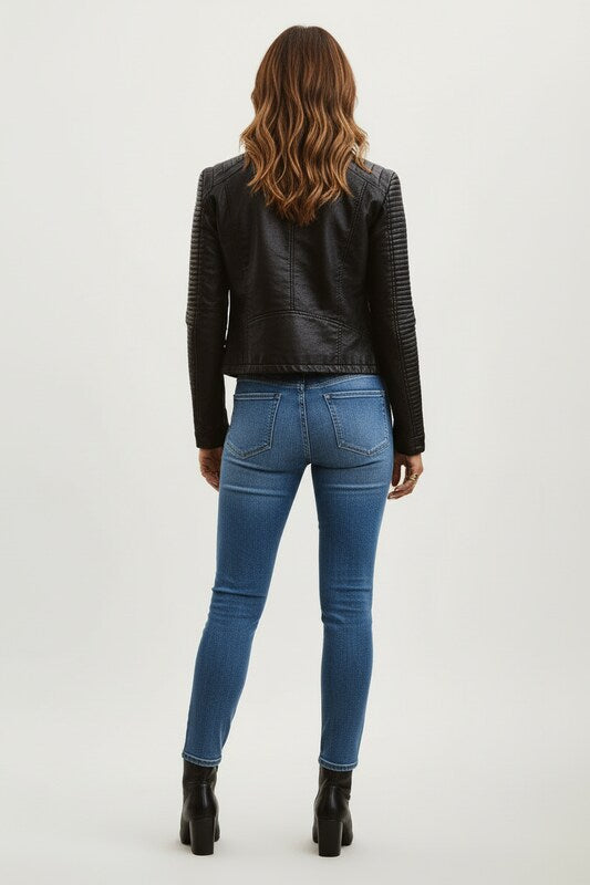 Timeless Elegant Biker Jacket