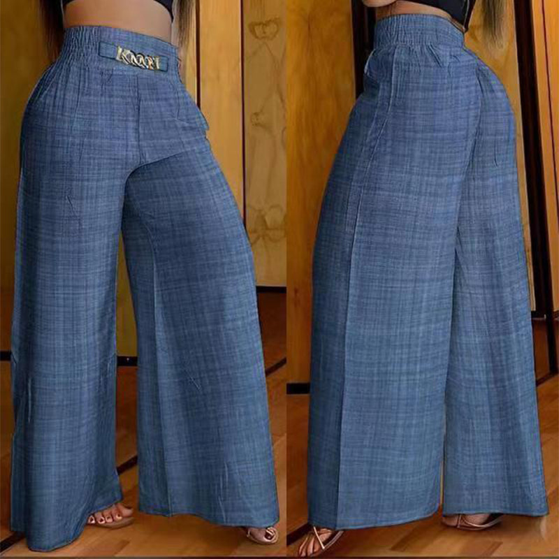 Evelyne™ — Sculpting High-Waisted Wide-Leg Trousers
