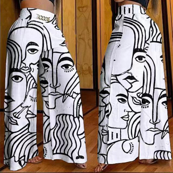 Evelyne™ — Sculpting High-Waisted Wide-Leg Trousers