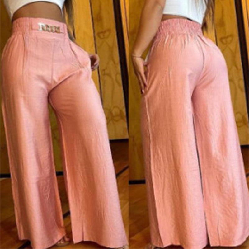 Evelyne™ — Sculpting High-Waisted Wide-Leg Trousers