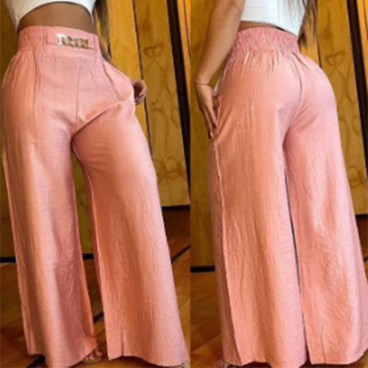 Evelyne™ — Sculpting High-Waisted Wide-Leg Trousers