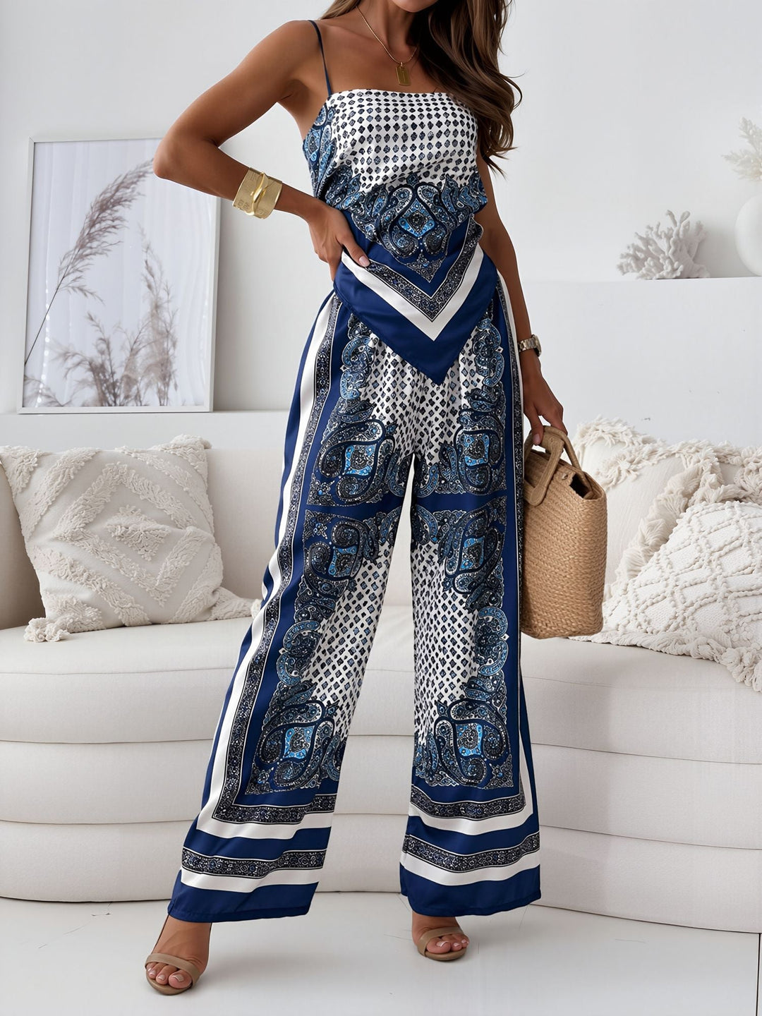 Marina | Boho Wide-Leg Resort Set